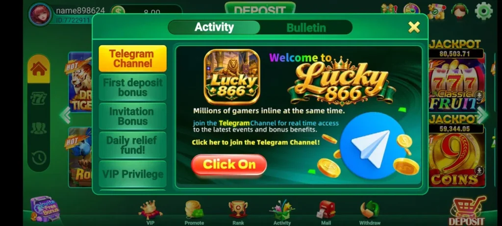 LUCKY866 App