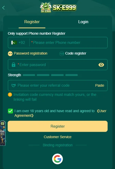 Registration