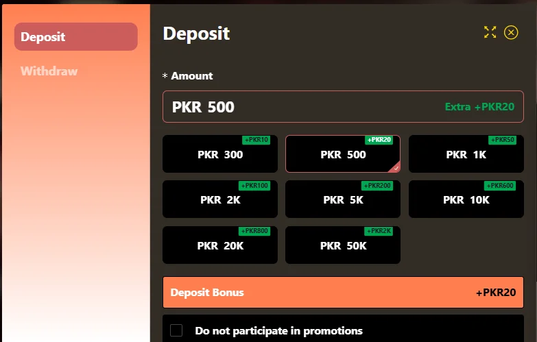 Deposit