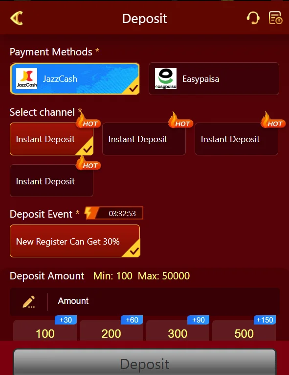 Deposit