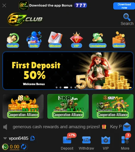 87.Club App