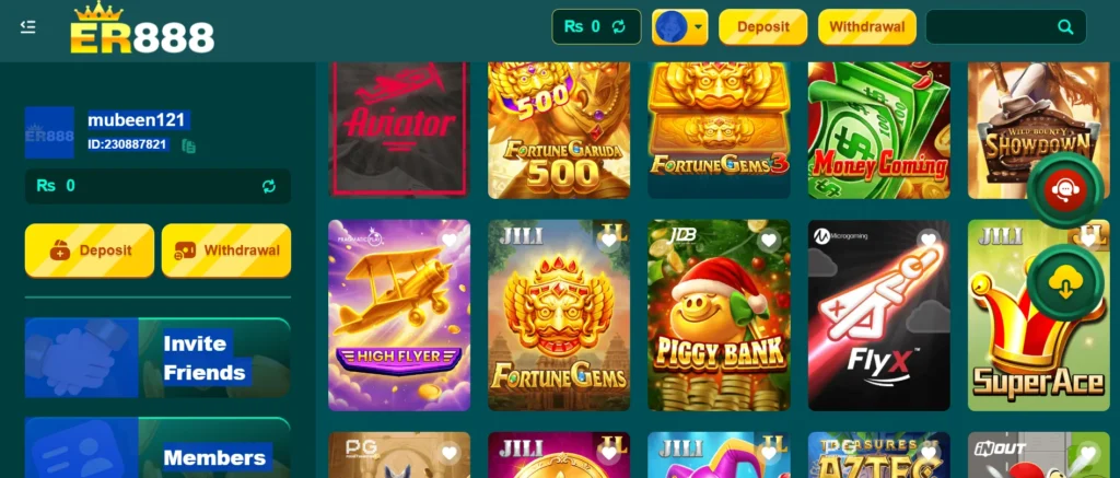ER888 Game